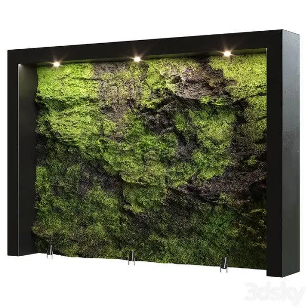 3DSky - Green Natural Stone Wall1 - Image 2