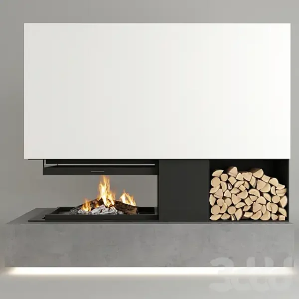3DSky - Fireplace 01