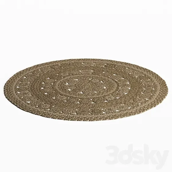 3DSky - Round Jute Rug by Serena & Lily - Image 3
