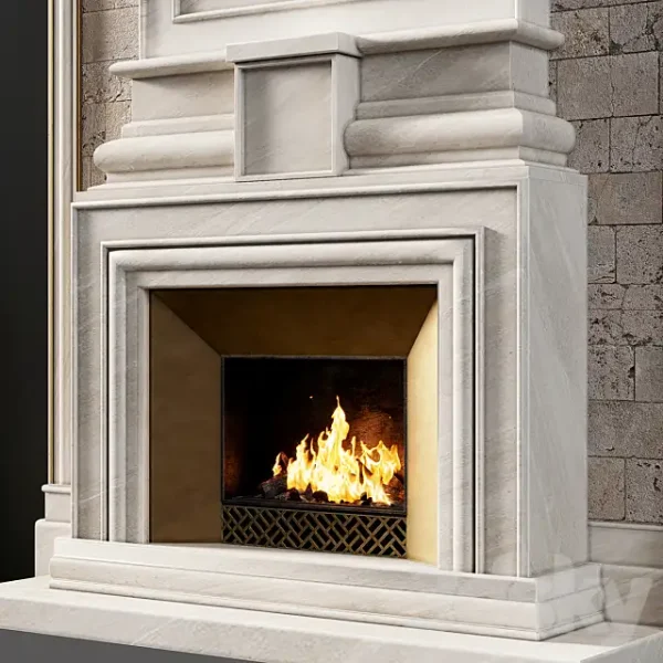 3DSky - Fireplace Modern 77 - Image 3