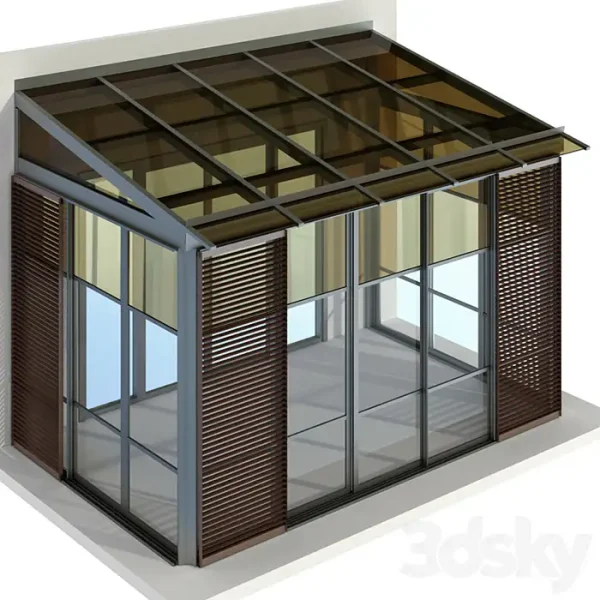 3DSky - Metal Glazed Veranda Terrace - Image 3