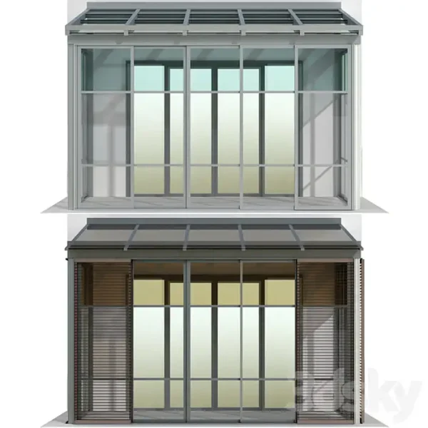 3DSky - Metal Glazed Veranda Terrace - Image 4