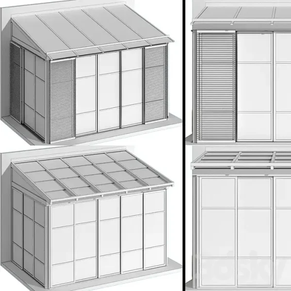 3DSky - Metal Glazed Veranda Terrace - Image 5