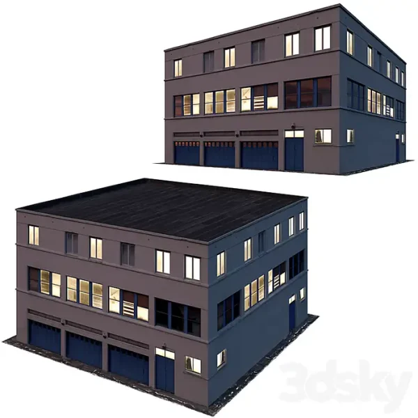 3DSky - Low Poly Building 8K Texture - Image 3