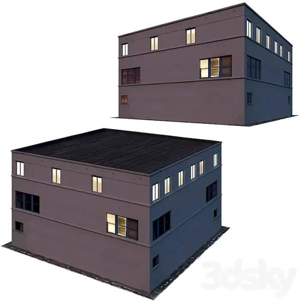 3DSky - Low Poly Building 8K Texture - Image 4
