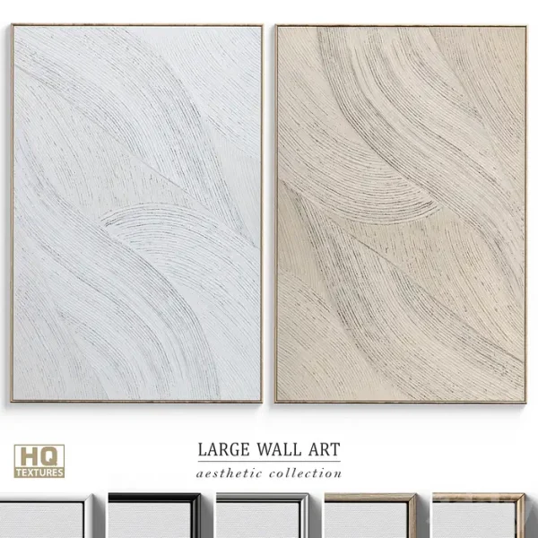 3DSky - Abstract Textural Plaster Wall Art C 364