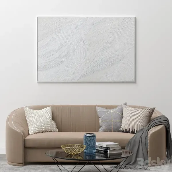 3DSky - Abstract Textural Plaster Wall Art C 364 - Image 2
