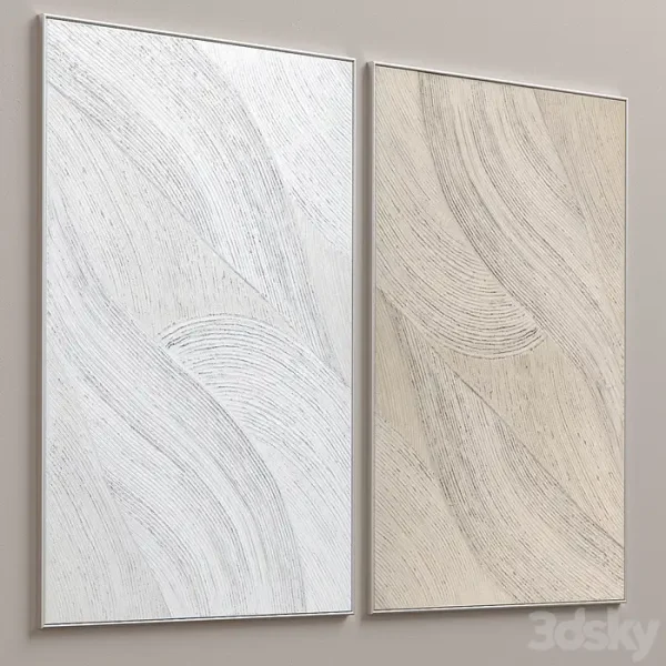 3DSky - Abstract Textural Plaster Wall Art C 364 - Image 6