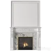 3DSky - White Fireplace in A Classic Style