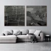 3DSky - Plaster Two Square Photo Frames 19
