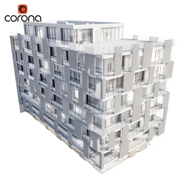 3DSky - Modern Residential Building 04 - Image 4
