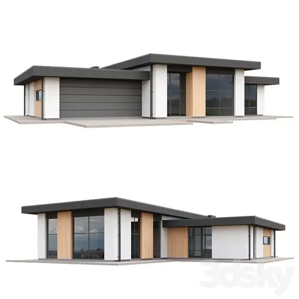 3DSky - Set of Low Poly Houses 02 - Image 5