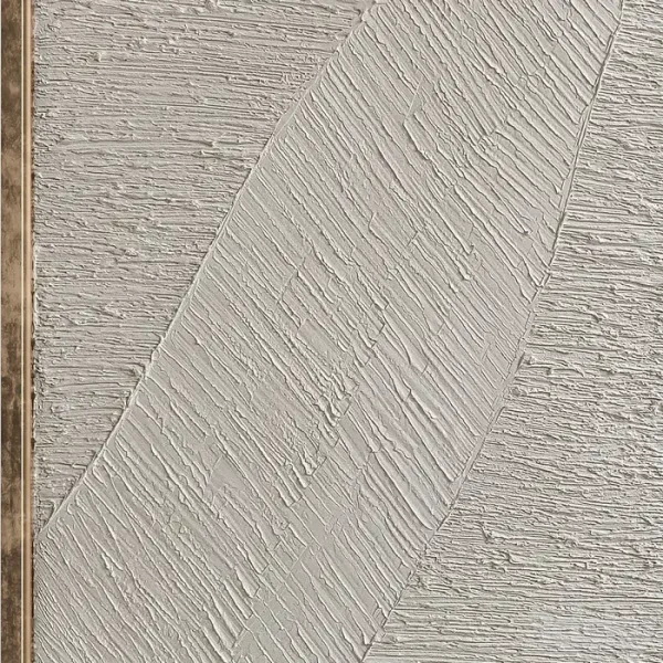 3DSky - Mid Century Beige Textural Plaster Wall Art C 460 - Image 3