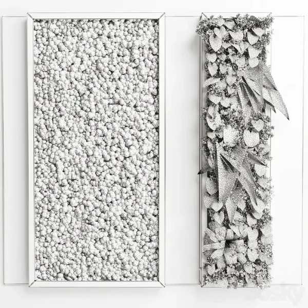 3DSky - Wall Grden and Vertical Moss in Wooden Frame 22 - Image 4