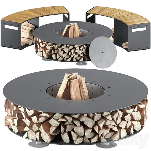 3DSky - Outdoor Fireplace 1