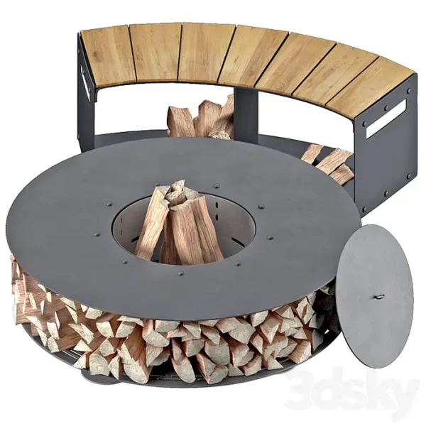 3DSky - Outdoor Fireplace 1 - Image 2