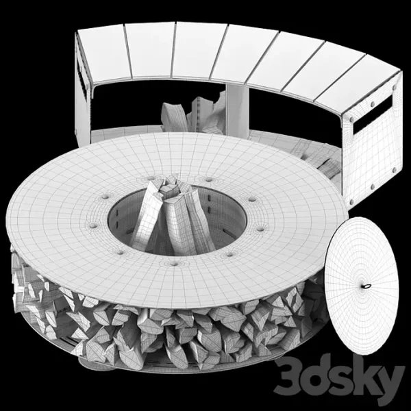 3DSky - Outdoor Fireplace 1 - Image 3
