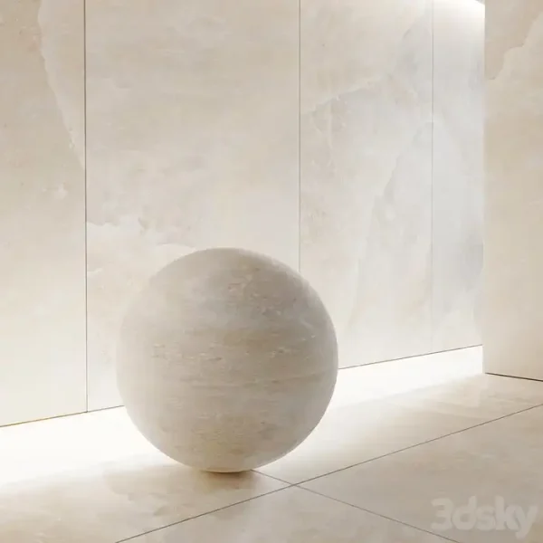 3DSky - White Gold Porcelain Tile - Image 3