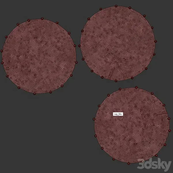 3DSky - Gentle Pom Pom Rug by Lorena Canals - Image 2