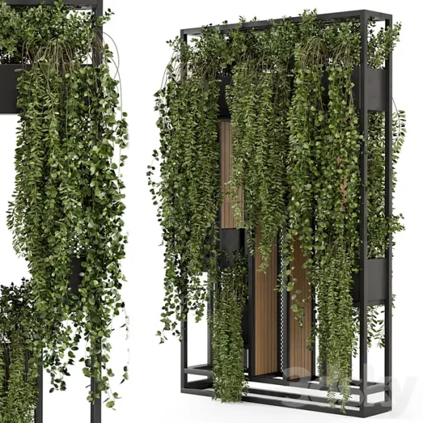3DSky - Indoor Hanging Plants in Metal Stand