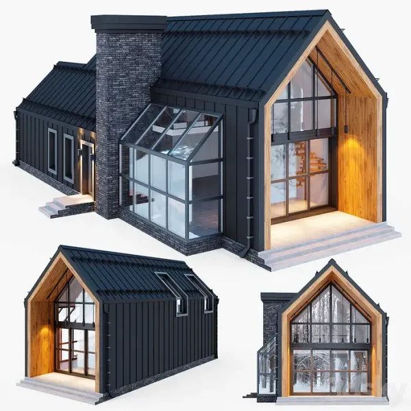 3DSky - Barnhouse with Stained Glass Windows - Image 2