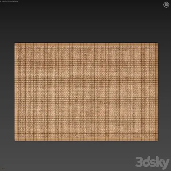 3DSky - Carpet Set 48 Square Braided Jute - Image 4