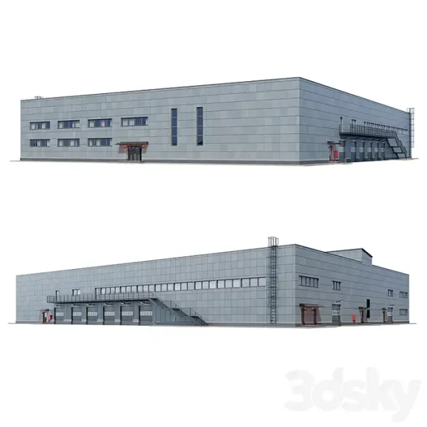 3DSky - Factory Building V4 - Image 3