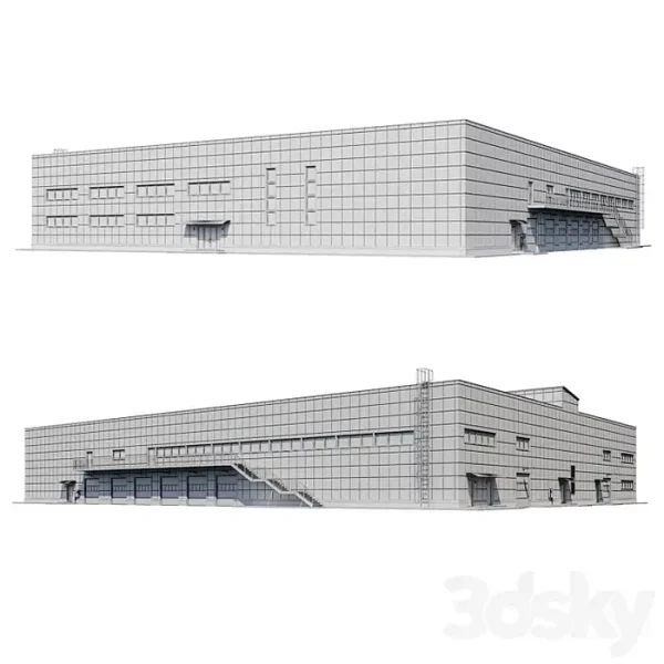 3DSky - Factory Building V4 - Image 4