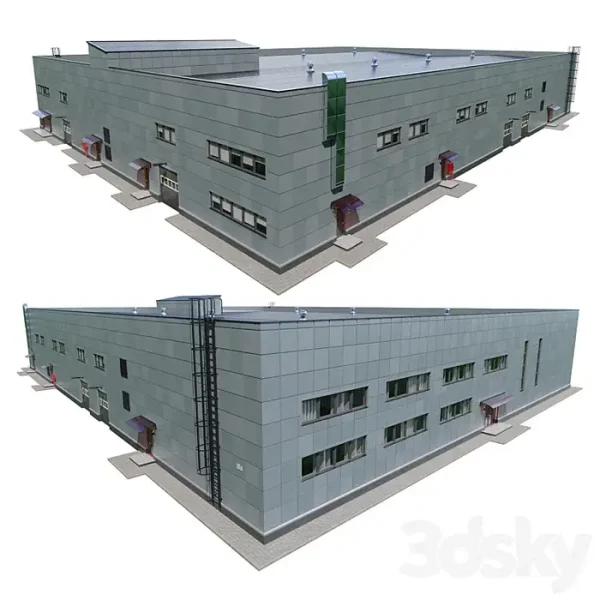 3DSky - Factory Building V4