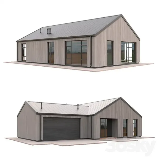 3DSky - Low Poly Houses Set 04 - Image 4