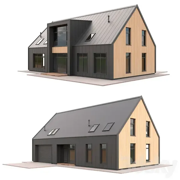 3DSky - Low Poly Houses Set 04 - Image 5