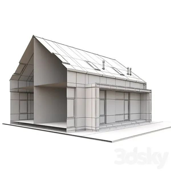 3DSky - Low Poly Houses Set 04 - Image 6