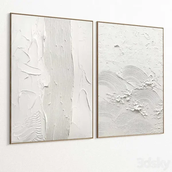 3DSky - Plaster Two Photo Frames T 361 - Image 2