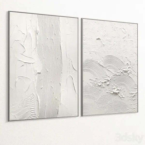 3DSky - Plaster Two Photo Frames T 361 - Image 5