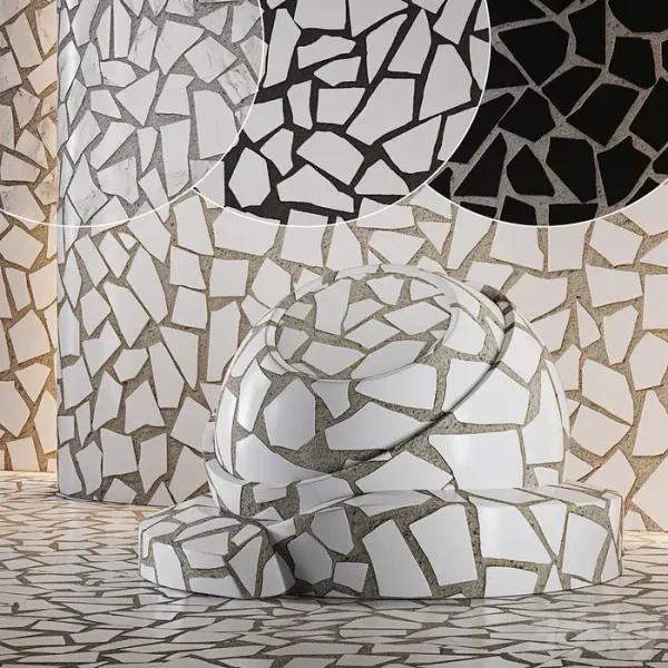 3DSky - Chipped Tiles Broken Tiles Seamless Material - Image 3
