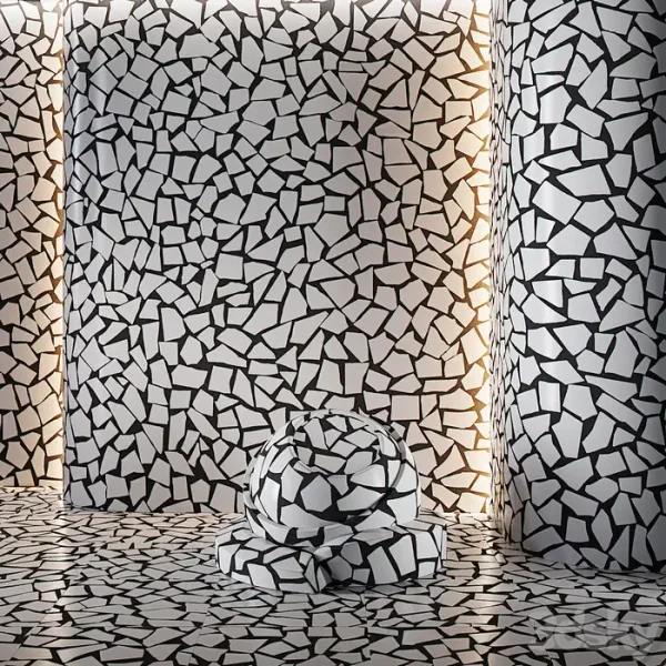 3DSky - Chipped Tiles Broken Tiles Seamless Material - Image 4