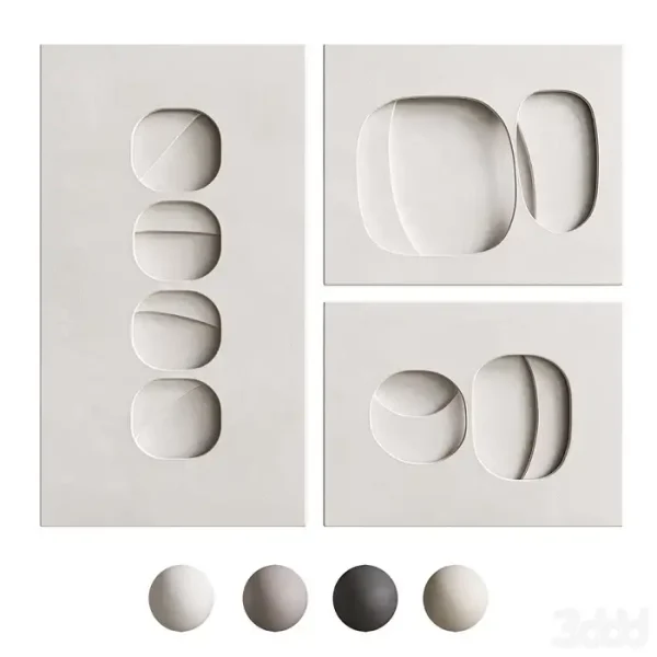 3DSky - 3DArt Relief3 in the Style of Spacialism