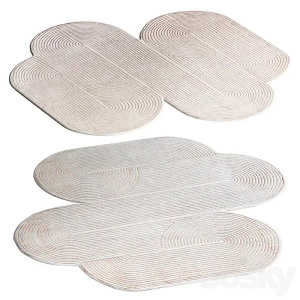 3DSky - Hand Knotted Loop Rug by Hatsu