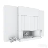 3DSky - Decorative Wall With Fireplace Set 47 - Image 5