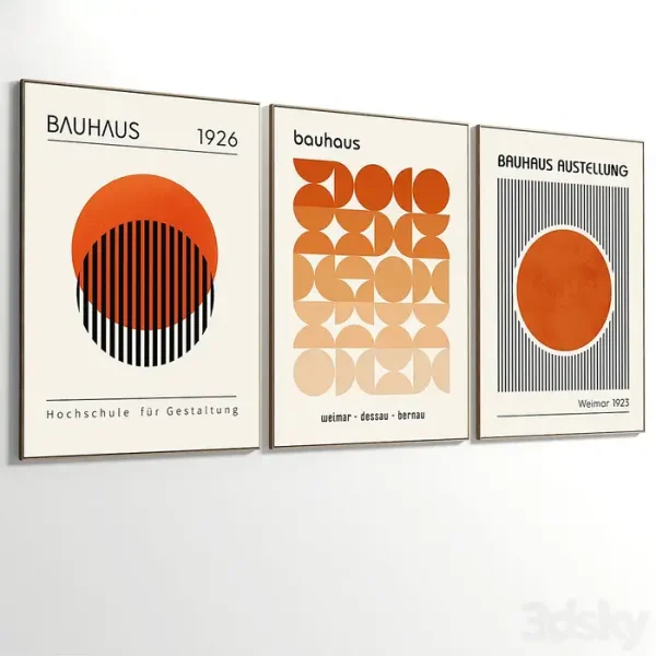 3DSky - Abstract Painting Set of 3 Pieces No 45 - Image 2