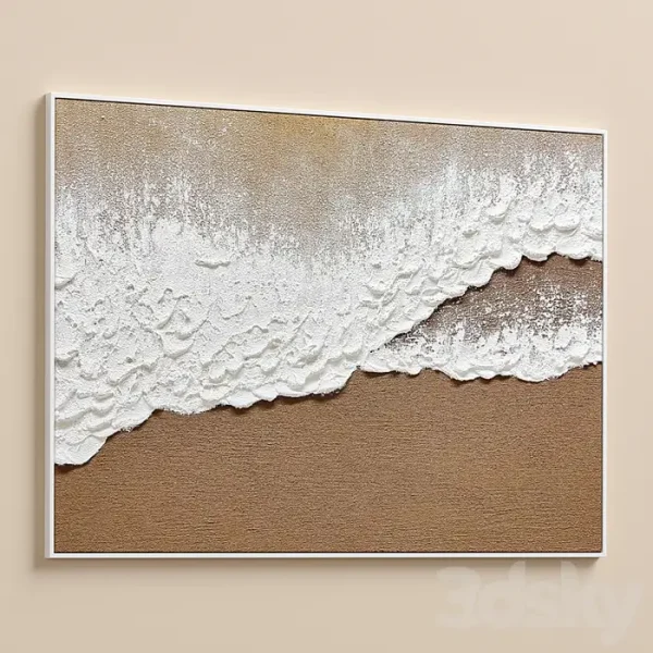 3DSky - Large Panoramic Relief Plaster Wall Art C 837 - Image 5