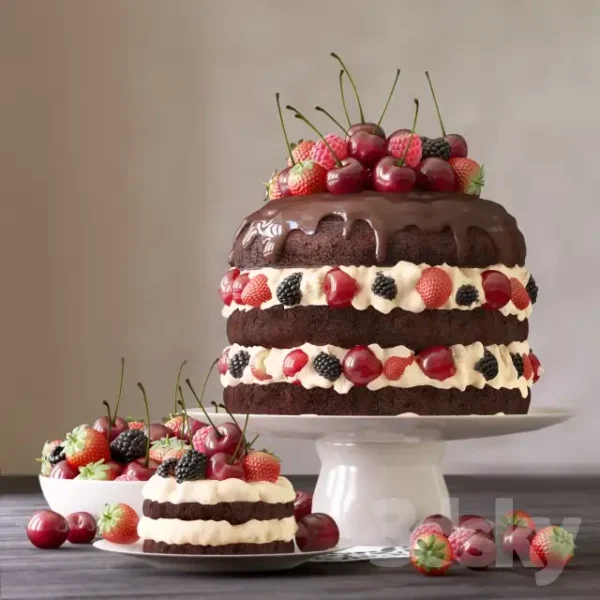 3DSky - Cake and Cake with Berries