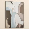 3DSky - Large Mid Century Abstract Neutral Wall Art C 871 - Image 2