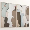 3DSky - Large Mid Century Abstract Neutral Wall Art C 871 - Image 5