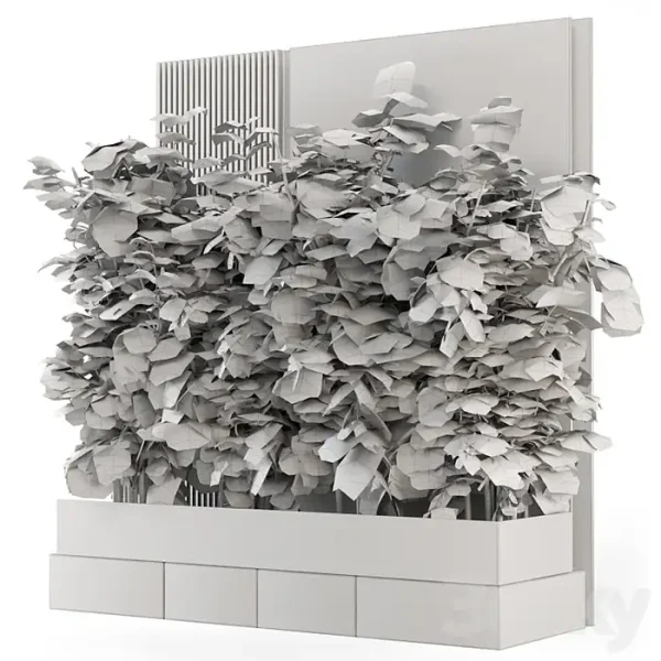 3DSky - Indoor Wall Bamboo Garden in Concrete Base - Image 4