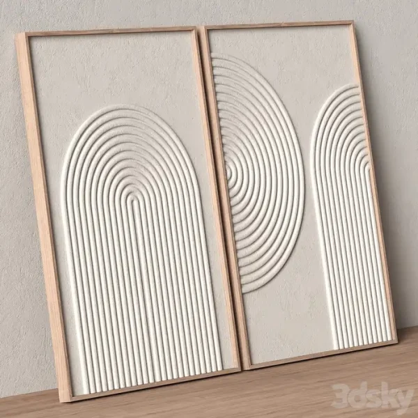 3DSky - Relief Artwork 3d Art Wall Decor - Image 2