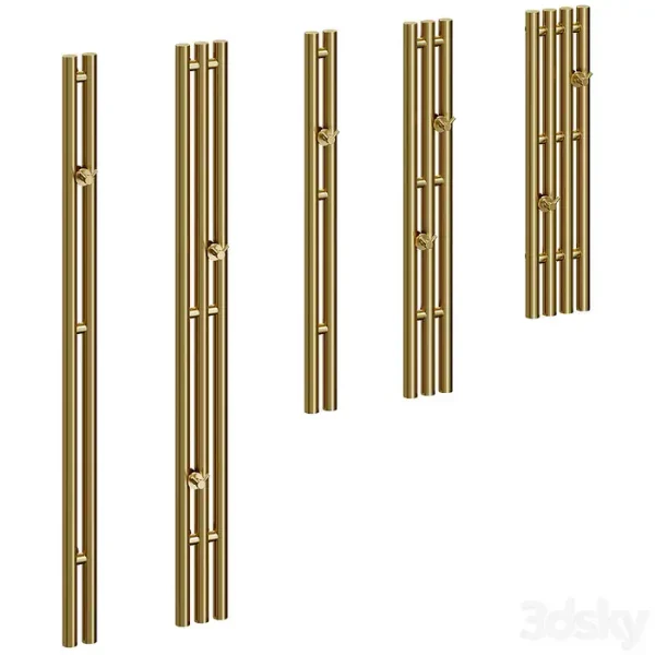 3DSky - Vertical Narrow Heated Towel Rails
