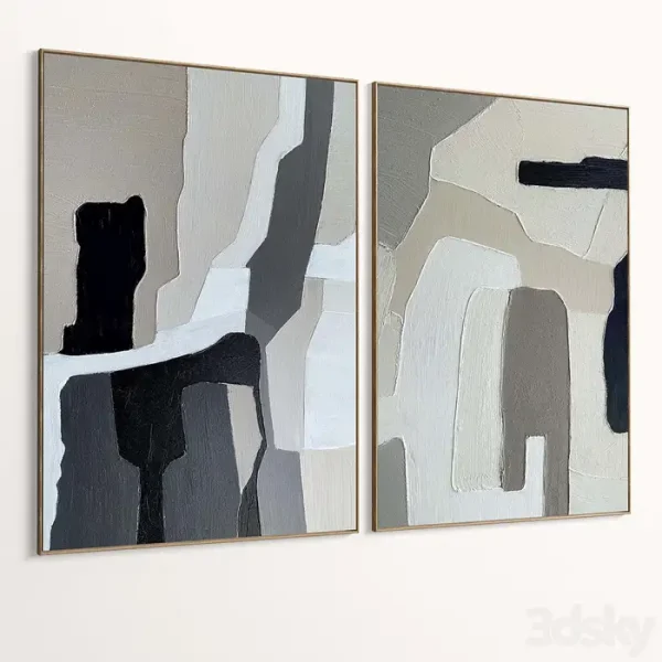3DSky - Plaster Two Photo Frame D 535 - Image 2