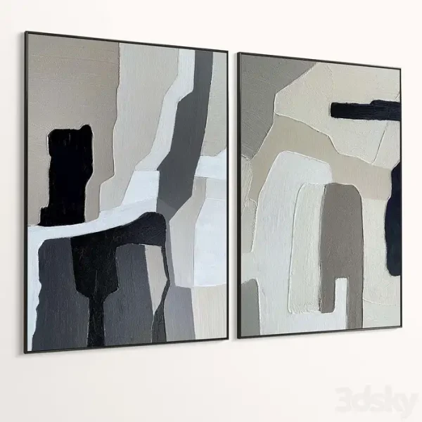 3DSky - Plaster Two Photo Frame D 535 - Image 6