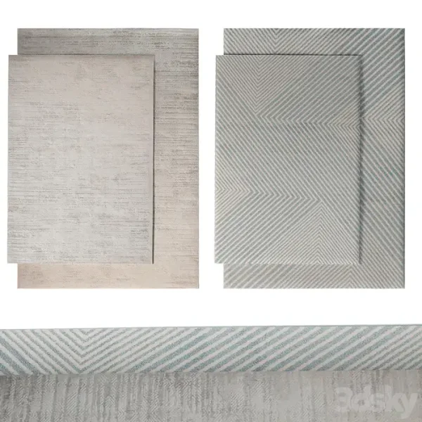3DSky - Set of 4 Rugs from Luxdeco Luzon